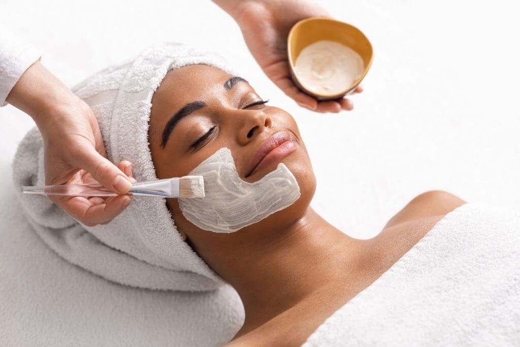 A Lady Getting Facials | Nouvelle Aesthetics in Cottonwood Heights, UT